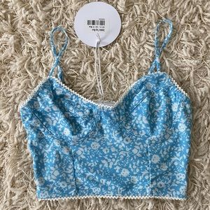 princess polly crop top / corset